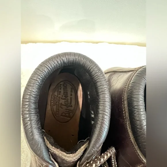 Calzaturificio The Alps By Fabiano Leather Mountaineering Hiking Boots Italy 7.5 - Picture 6 of 12